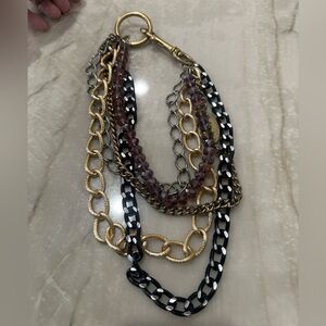Elegant Multi-Chain Necklace